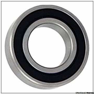 20 mm x 42 mm x 12 mm  NACHI 6004 zz 2rs 20x42x12 deep groove ball bearing size