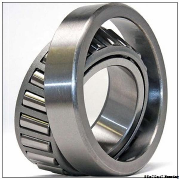 P0 (ABEC-1) Chrome steel deep groove ball bearing 6207-ZZ with dimensions 35x72x17 mm #1 image