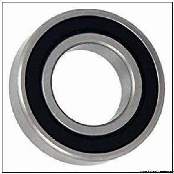 Chrome steel deep groove ball bearing 6004ZZ with dimensions 20x42x12 mm #2 image