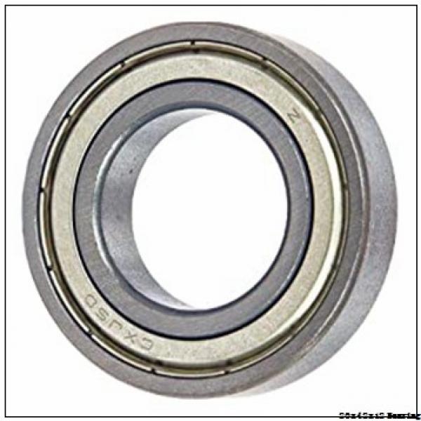 20 mm x 42 mm x 12 mm  Rubber Seal Japan 6004 NSK ball bearing 6004-2RS 20x42x12 #1 image
