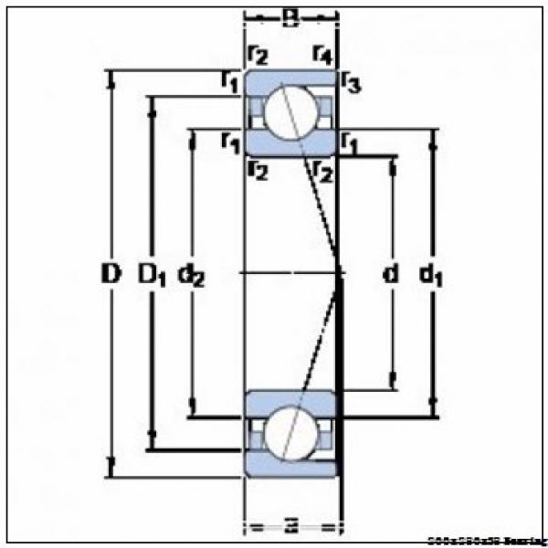 Desulfurization pump Angular contact ball bearing 71940CDGB/P4A Size 200x280x38 #1 image