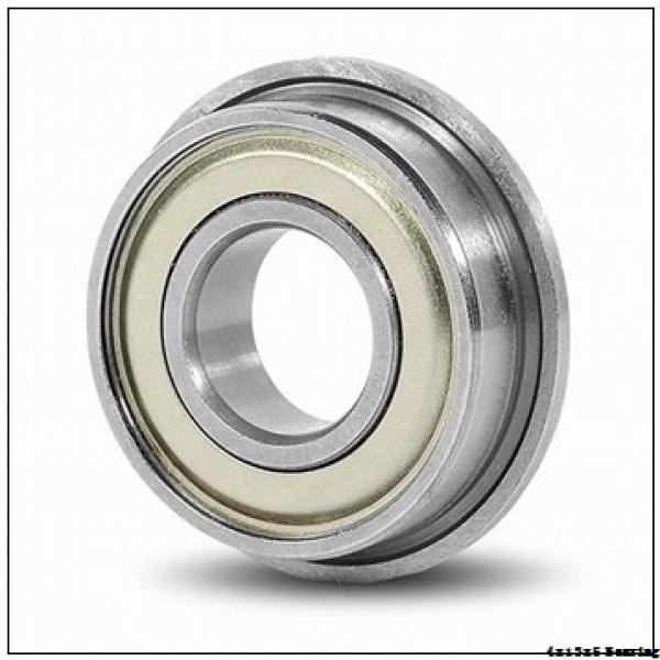 F624ZZ chrome steel miniature ball bearings double metal shielded 4x13x5 Flanged #1 image