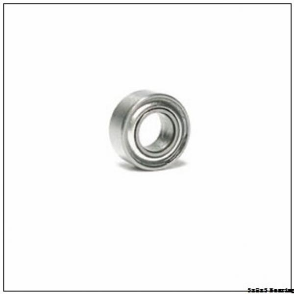Abec 3 bearings 3x8x3 mm mf83 smf83zz 3mm bore ball bearing #1 image