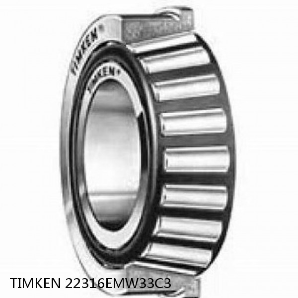 22316EMW33C3 TIMKEN Tapered Roller Bearings #1 image